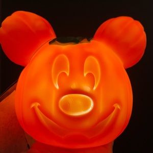 Light up Mickey Jack o lantern small pumpkin